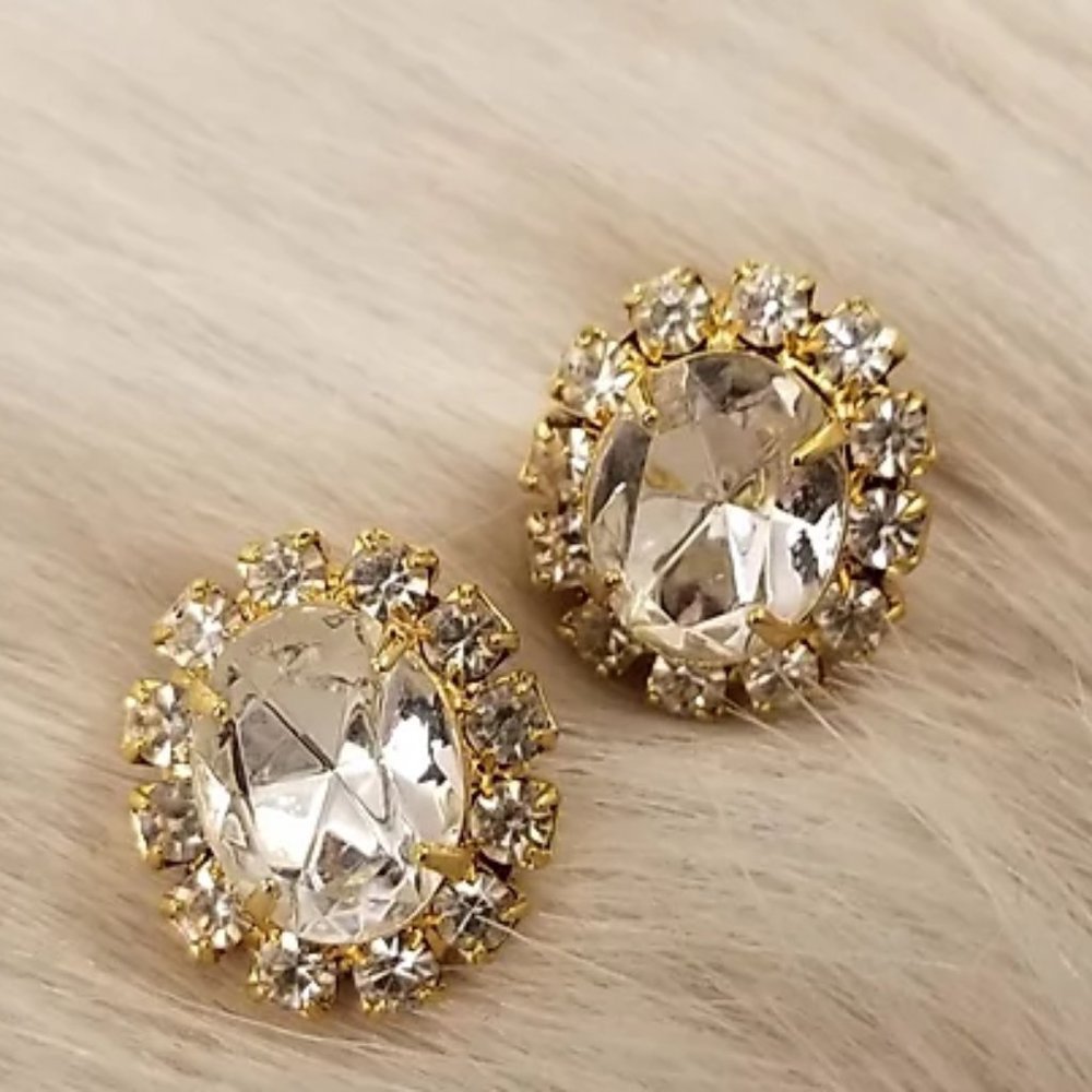 Crystal Costume Stud Earrings